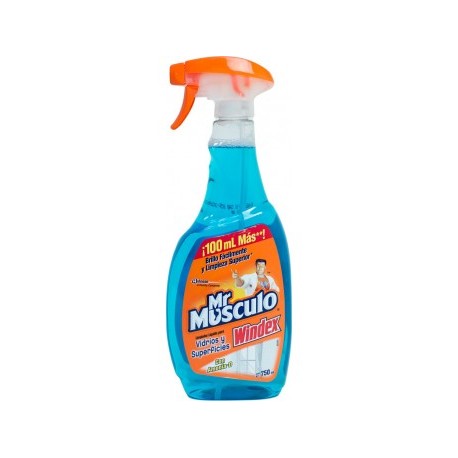 Limpia Vidrios Windex 750 Ml Con Atomizador