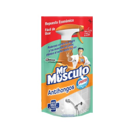 Mister Musculo Anti Hongos 500 Ml.