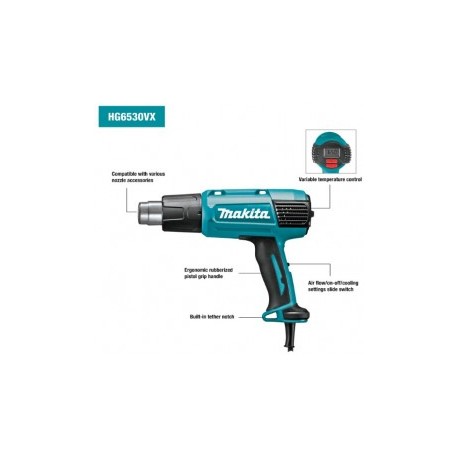 Pistola de Calor Makita HG6530VK Aqua