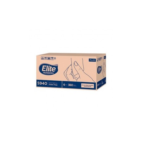 Papel Higiénico Elite Jumbo 360 Mts C/6  5940