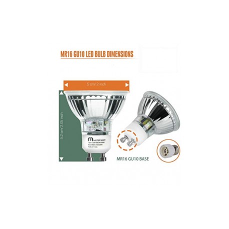 Focos Led Mastery Mart MM-LGU10D5010 Luz Blanca