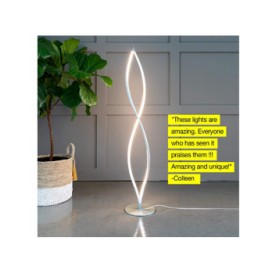 Lámpara Brightech Twist-Slvr Plateado