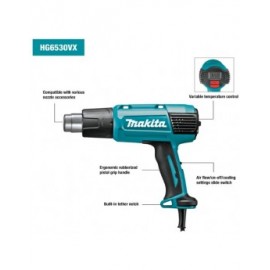 Pistola de Calor Makita HG6530VK Aqua