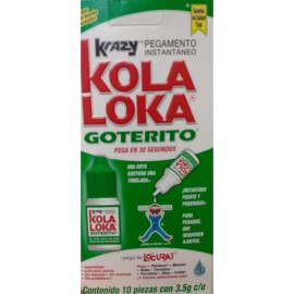 Pegamento Kola Loka Goterito Con 10 Piezas