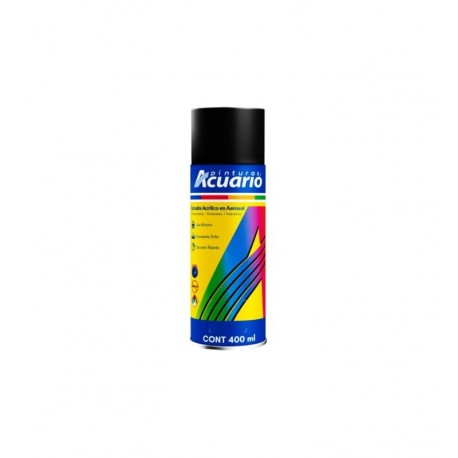 Pintura Aerosol Acuario Negro Mate No.797