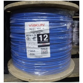 Cable Thw No. 12 Mts. Azul Por Metro