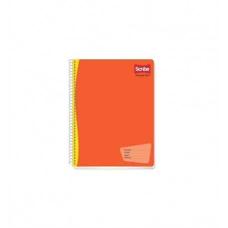 Cuaderno de Raya Scribe Profesional 7970 Espiral Con 100 Hojas