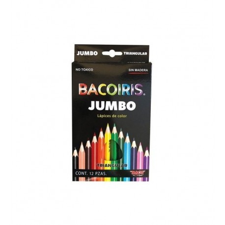 Colores Largos Jumbo C/12 Piezas