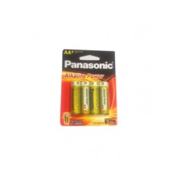 Baterias Panasonic AA Alcalina + Duracion Pack de 4