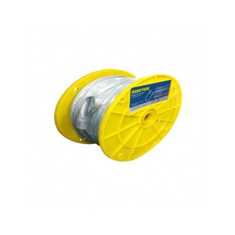 Cable de Acero 7x19 1/4'' x 76m, 175 kg Surtek CA218